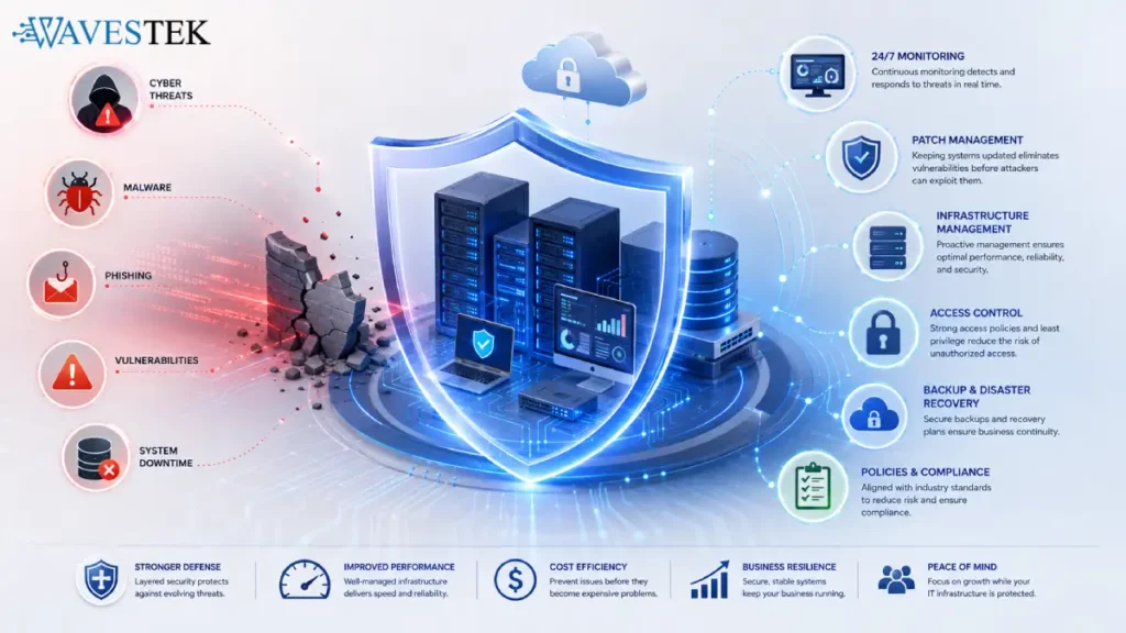 The Hidden Shield: How IT Infrastructure Management Radically Improves Cybersecurity